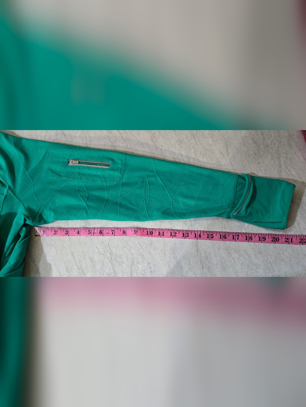 Kirkland Signature Women’s Teal Full-Zip Jacket - Picture 6 of 8